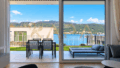 Wohnzimmer mit Seeblick 